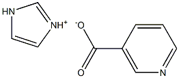 Imidazolium nicotinic acid Structure