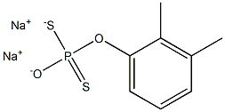 Dimethylphenyl dithiophosphate,sodium salt 구조식 이미지