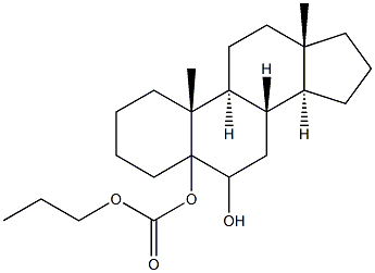 5-androstene glycol propyl carbonate Structure