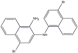 1-amino-4-bromonaphthyl (4-bromo-1-naphthylamine) Structure