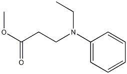 N-ethyl-N-methoxycarbonylethylaniline Structure