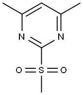 4,6-Dimethyl-2-methylsulfonylpyrimidine Structure