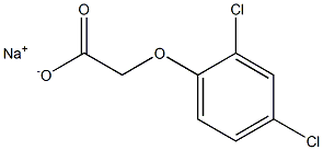 Sodium 2,4-dichlorophenoxyacetate 구조식 이미지