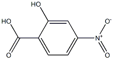 2-hydroxy-4-nitrobenzoic acid 구조식 이미지