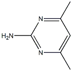 4,6-dimethyl-2-aminopyrimidine 구조식 이미지