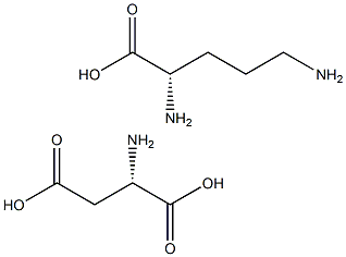 Ornithine aspartate 구조식 이미지