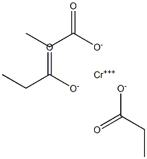 Chromium propionate 구조식 이미지