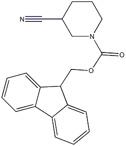 N-FMOC-3-cyanopiperidine Structure