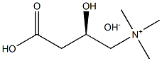 (R)-3-carboxy-2-hydroxy-N,N,N-trimethylpropylammonium hydroxide Structure