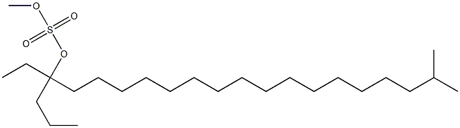 Isostearyl propyl ethyl dimethyl sulphate Structure