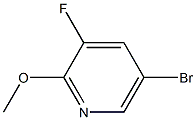 5-Bromo-3-fluoro-2-methoxypyrdine 구조식 이미지