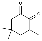 3,5,5-trimethyl-1,2-cyclohexanedione Structure