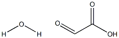 Glyoxylic acid Monohydrate 구조식 이미지