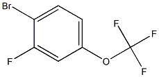 4-bromo-3-fluorotrifluoromethoxybenzene Structure