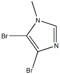 4,5-dibromo-1-methyl-1H-imidazole 구조식 이미지