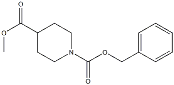 Methyl N-CBZ-piperidine-4-carboxylate Structure