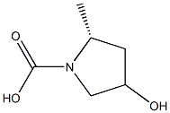 4-hydroxy-1-proline 구조식 이미지