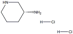 (R)-3-aminopiperidine dihydrochloride 구조식 이미지