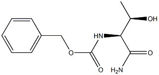 N-CBZ-L-threonamide 구조식 이미지