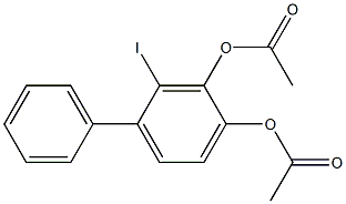 Diacetoxyiodophenylbenzene Structure