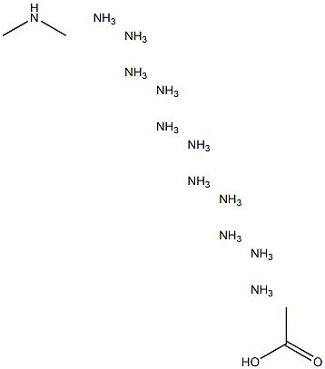 N,N-dimethyldodeamine acetate Structure