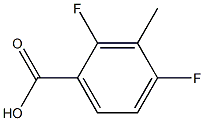 2,4-Difluoro-3-methylbenzoic acid Structure