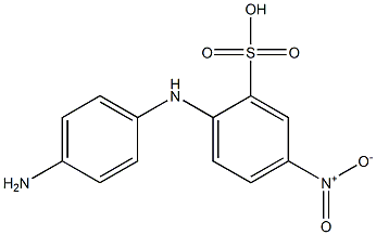 4-nitro-4'-aminodiphenylamine-2-sulfonic acid 구조식 이미지