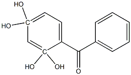 2,2,4,4-tetrahydroxybenzophenone Structure