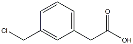 3-(Chloromethyl)phenylacetic acid Structure