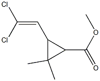 Methyl 3-(2,2-dichloroethenyl)-2,2-dimethylcyclopropanecarbxylate Structure