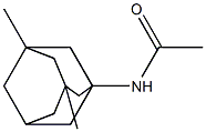 1-acetamido-3,5-dimethyl adamantane 구조식 이미지