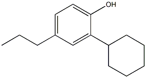 P-propylcyclohexylphenol Structure