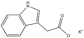 3-indoleacetic acid potassium salt Structure