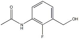 3-acetamido-2-fluorobenzyl alcohol Structure