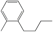 Methyl n-butyl benzene 구조식 이미지