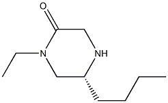 (R)-5-BUTYL-1-ETHYLPIPERAZIN-2-ONE Structure