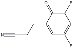 3,5-difluorobenzonylacetonitrile
 Structure