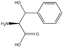 DL-B-PHENYLSERINE 구조식 이미지