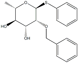 Phenyl2-O-benzyl-a-L-thiorhamnopyranoside 구조식 이미지