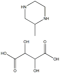 2-methylpiperazine tartrate Structure