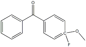 4-methoxy-4fluorobenzophenone 구조식 이미지