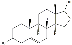 5-androstadiene-3,17-diol 구조식 이미지