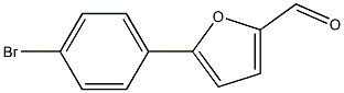 5-p-bromophenyl-2-furancarboxaldehyde 구조식 이미지