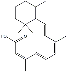 9-cis-retincic acid Structure