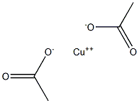 COPPER ACETATE ANHYDROUS 구조식 이미지