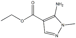 1-methyl-4-ethoxycarbonyl-5-aminopyrazole Structure