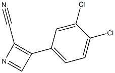 3,4-Dichlorophenylaetonitrile Structure