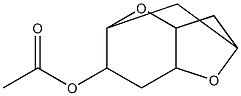 Acetic acid, 2,7-dioxatricyclo[4.3.1.0(3,8)]dec-5-yl ester Structure