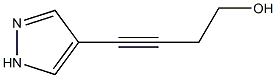 4-(1H-PYRAZOL-4-YL)BUT-3-YN-1-OL Structure