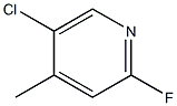5-Chloro-2-fluoro-4-methylpyridine 구조식 이미지